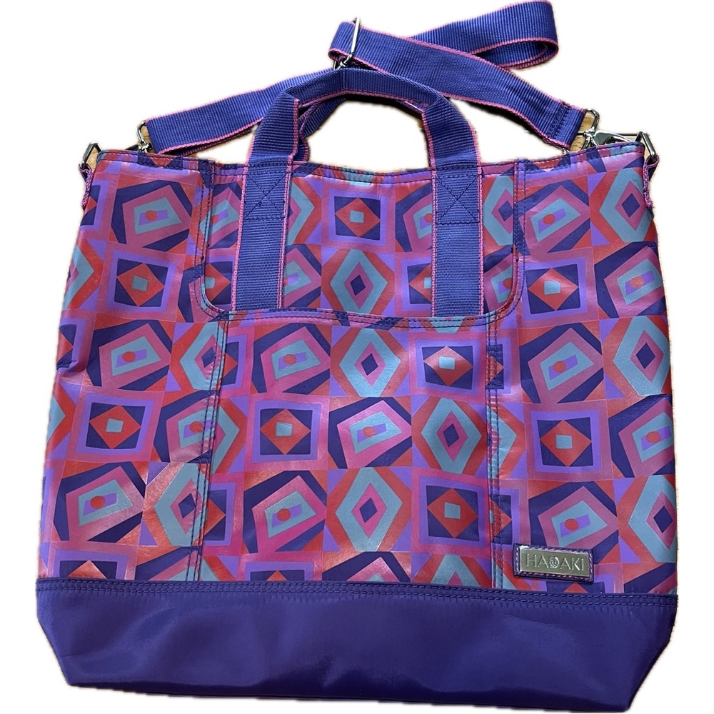 Hadaki Nylon French Market Tote NWOT - Picture 2 of 12